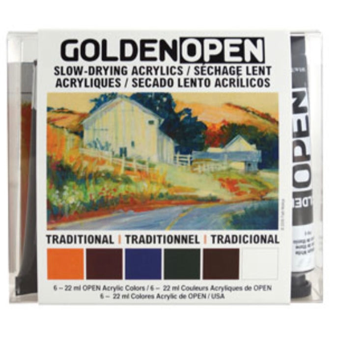 GOLDEN OPEN Acrylics Introductory Set Traditional