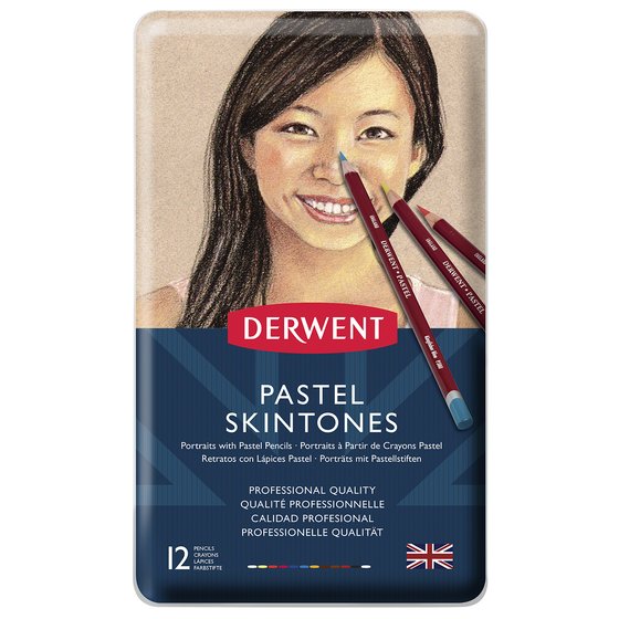 DERWENT Skintone Pastel Pencils - 12 Piece