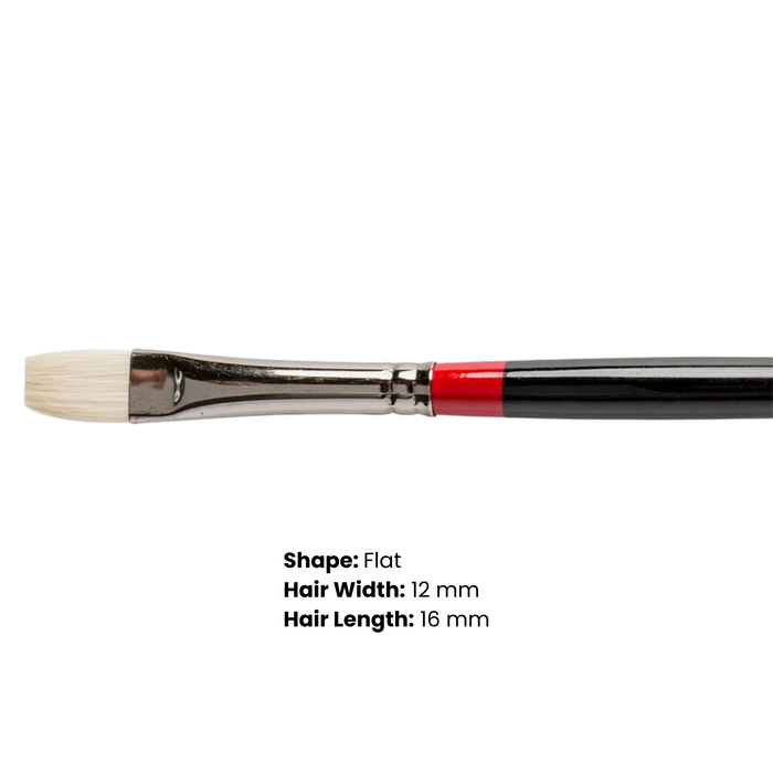 DALER-ROWNEY Georgian Brushes - Bristle Short Flat