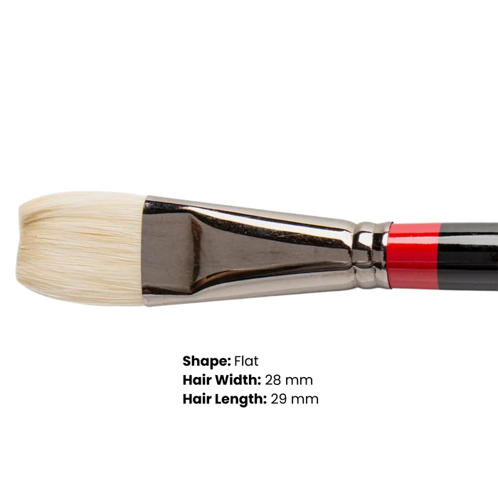 DALER-ROWNEY Georgian Brushes - Bristle Short Flat