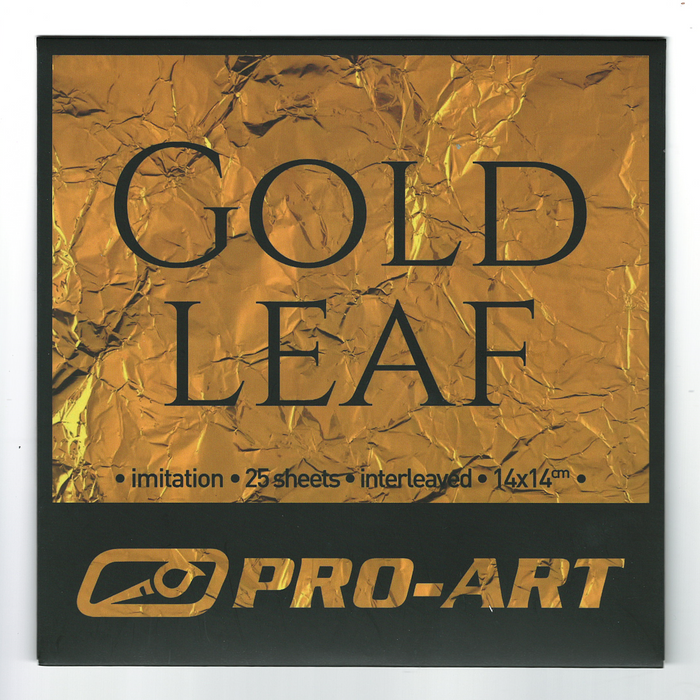 PRO-ART Gold Leaf Foil (25 sheets)