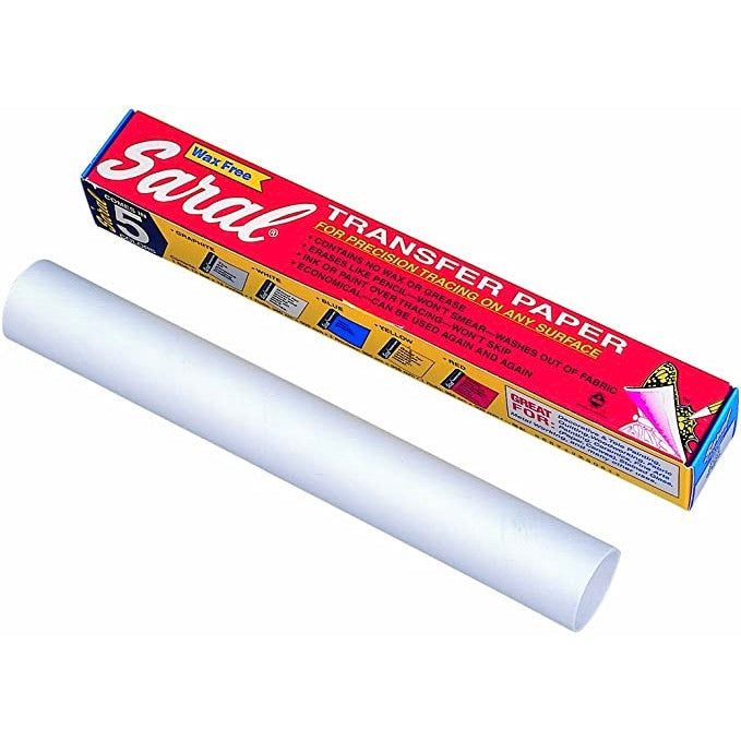 SARAL White Transfer Paper Roll