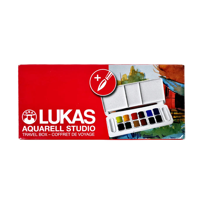 LUKAS Aquarell Studio Watercolor Half Pan Travel Sets