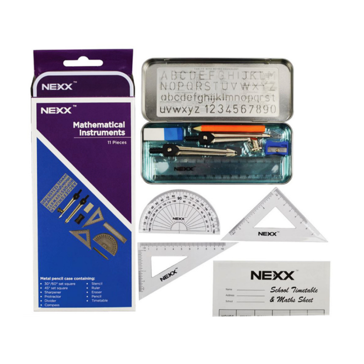 Nexx Mathemathics Set 11pc — Brush and Canvas
