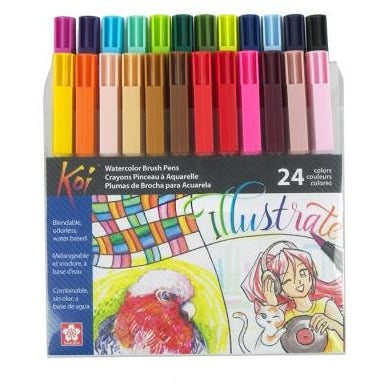 SAKURA Koi Color Brush Pens-Art Pens-Brush and Canvas