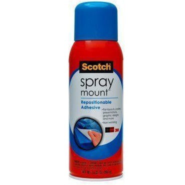 3M Scotch Spray Mount 300ml-Adhesives & Tapes-Brush and Canvas