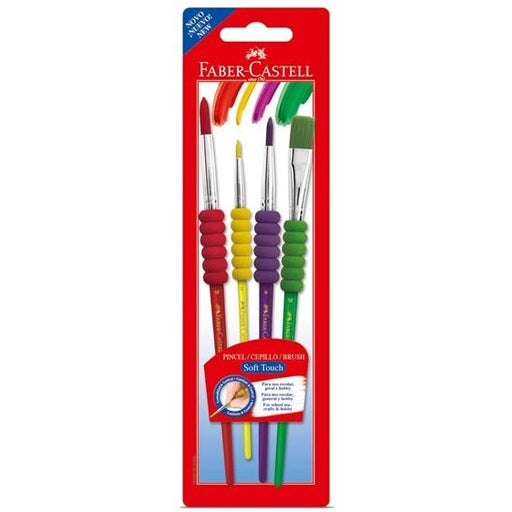 Faber-Castell Soft Touch Brush Set-Brush Sets-Brush and Canvas