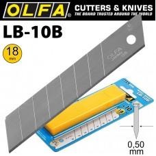 Olfa LB10B 18mm Pack of 10 blades-Cutters & Cutting Mats-Brush and Canvas