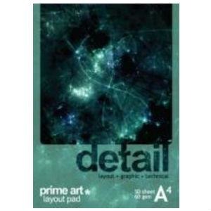 Prime Art Detail Layout Pad 60g 50 Sheets-Sketch Pads-Brush and Canvas