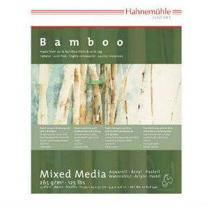 Hahnemuhle Bamboo Mixed Media (265gsm)-Mixed Media Paper-Brush and Canvas