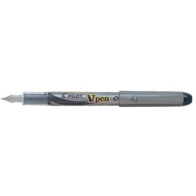 Pilot V-Pen-Fountain-Brush and Canvas