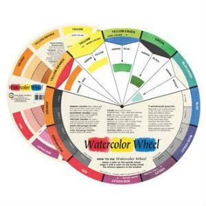 Colour Wheel for Watercolour Paints-Artist Essentials-Brush and Canvas