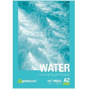 Prime Art Water Pad 300gsm 10 Sheets - Hot Pressed-Watercolour Pads-Brush and Canvas
