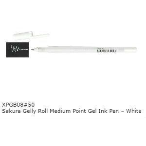Sakura Gelly Roll Gel Ink Pens-Gel-Brush and Canvas