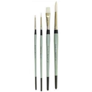 Prime Art Bianco Flat Brushes-Mixed Media Brushes-Brush and Canvas