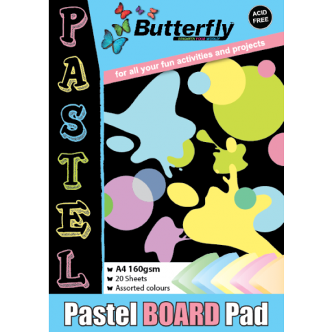 Butterfly Project Pads - Paper 80gsm 50p-PROJECT PADS-Brush and Canvas