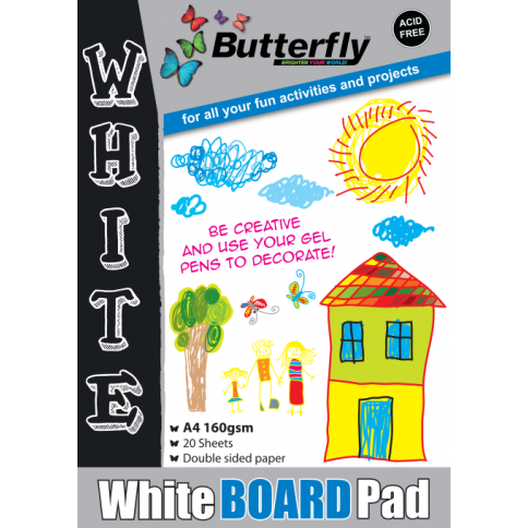 Butterfly Project Pads - Board 160gsm-PROJECT PADS-Brush and Canvas