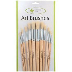 Prime Art Round Hog 582 Brush Set-Brush Sets-Brush and Canvas