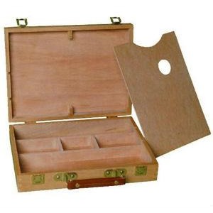 Wooden Artbox - Suitcase Style-Artboxes & Storage-Brush and Canvas