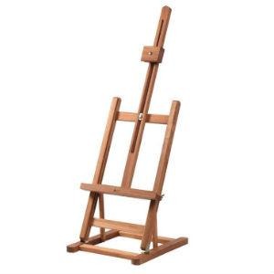Table Easel Wooden H-Frame (EA10)-Easels-Brush and Canvas
