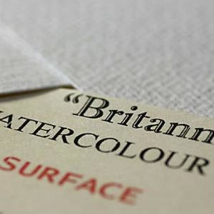 Hahnemuhle Britannia Fine Art Paper (300gsm)-Watercolour Paper-Brush and Canvas