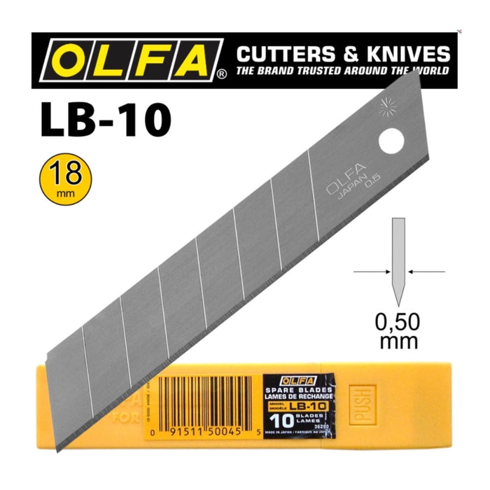 OLFA Blades LB-10 10/Pack 18mm