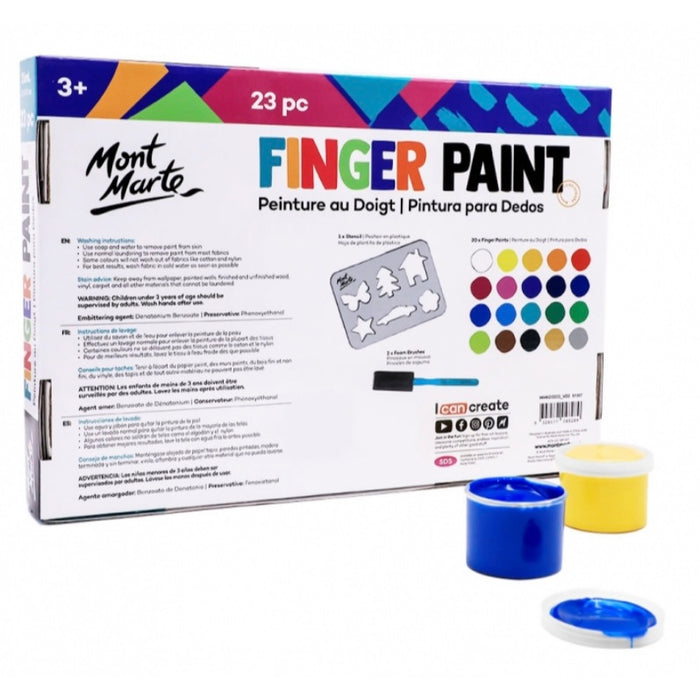 MONT MARTE Finger Paint Set
