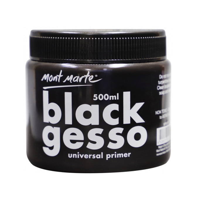 MONT MARTE Black Gesso 500ml