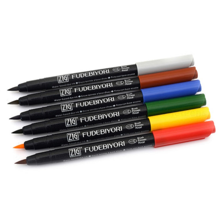 ZIG Fudebiyori Brush Pen Sets