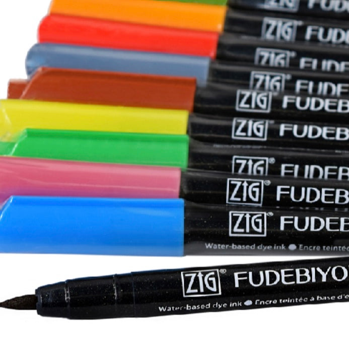 ZIG Fudebiyori Brush Pen Sets