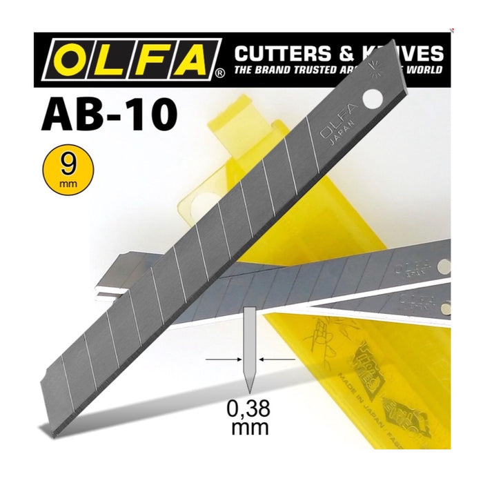 OLFA Blades AB10 10/PACK 9mm