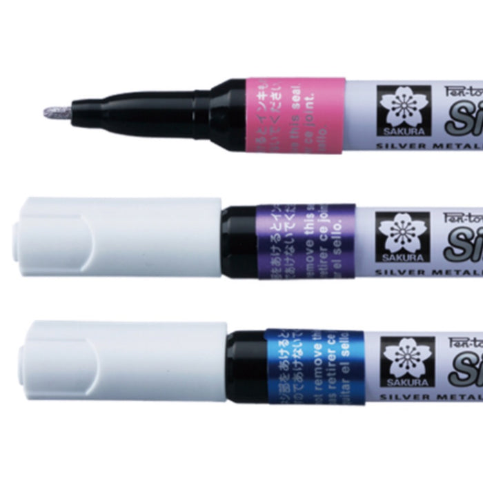SAKURA Pen Touch Silver Shadow Markers
