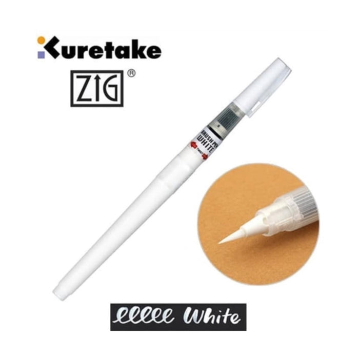 ZIG Brush Pen White
