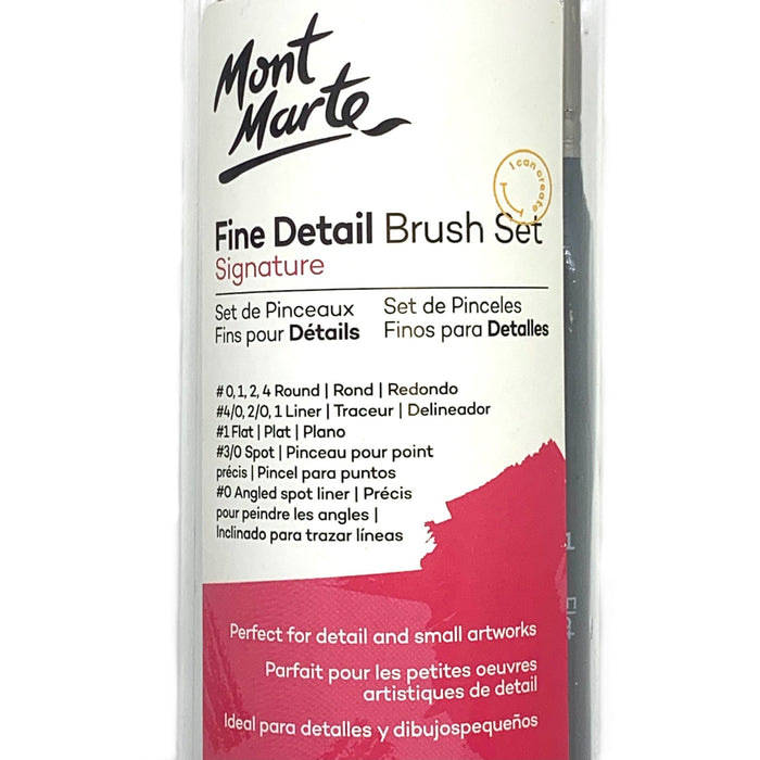 MONT MARTE Fine Detail Brush Set