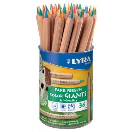 Lyra Super Ferby Quatro Multi Colour Pencil-Drawing & Colouring-Brush and Canvas