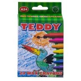 Teddy Standard Wax Crayons-DRAWING & COLOURING-Brush and Canvas