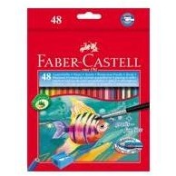 Faber-Castell Watercolour Pencils with brush & sharpener-DRAWING & COLOURING-Brush and Canvas